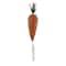 Hello Honey® 39" Orange Flocked Bottle Brush Carrot Ornament